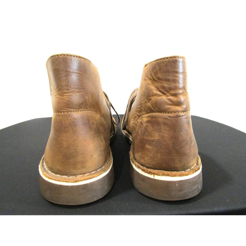 Clarks Brown Leather Bushacre 2 Chukka Desert Boots Men 10.5 M